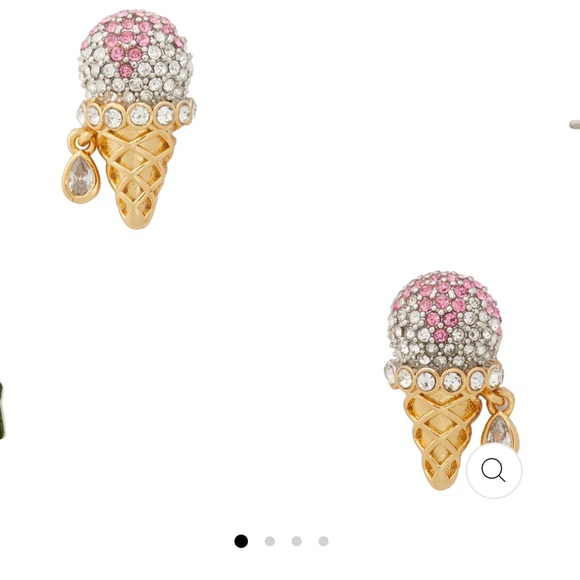 NWT Kate Spade ♠️ Ice Cream Cone Stud Earrings - Picture 3 of 4
